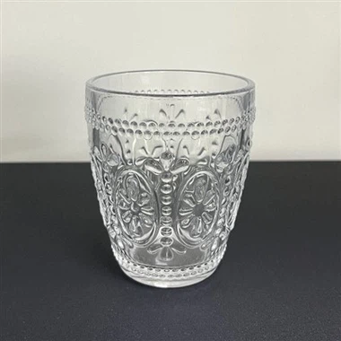 Vintage tekstur glass tannbørsteholder